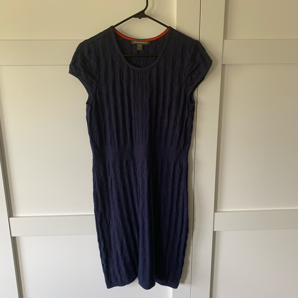 Tommy Bahama navy knit dress